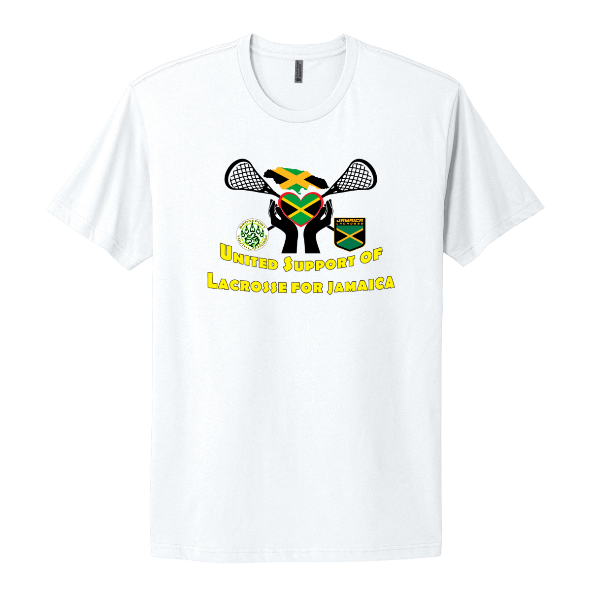 Adult Jamaica Lacrosse Next Level Cotton T-Shirt