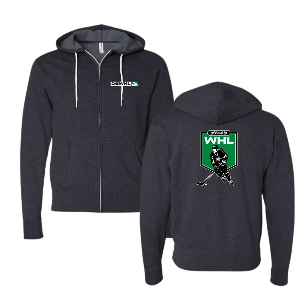 Adult DSWHL ITC Lightweight Full Zip Hoodie