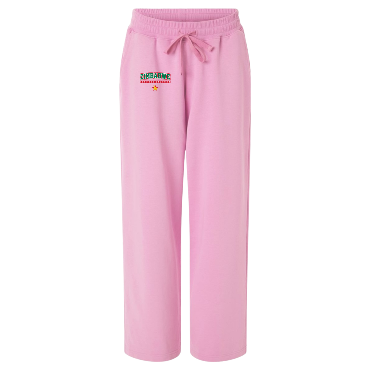 Women's Zimbabwe Lacrosse French Terry Wide Leg Pants