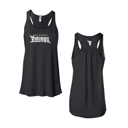 Women's Santa Monica Vikings Flowy Racerback Tank