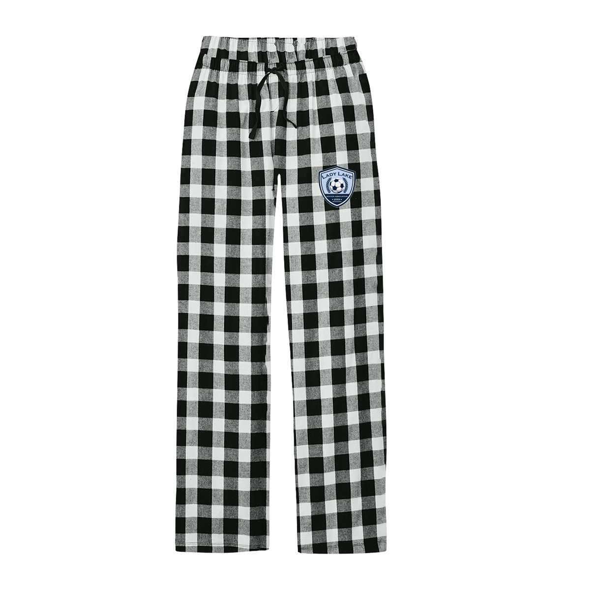 Women's Lady Lake Soccer Association District Flannel Plaid Pant