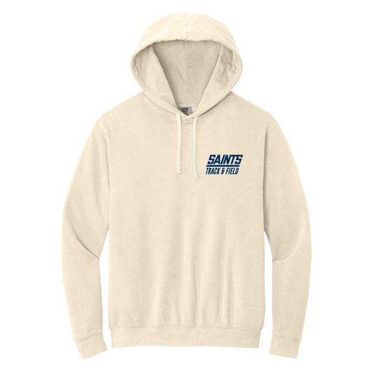 Adult Saints Track and Field Comfort Colors Lightweight Hoodie
