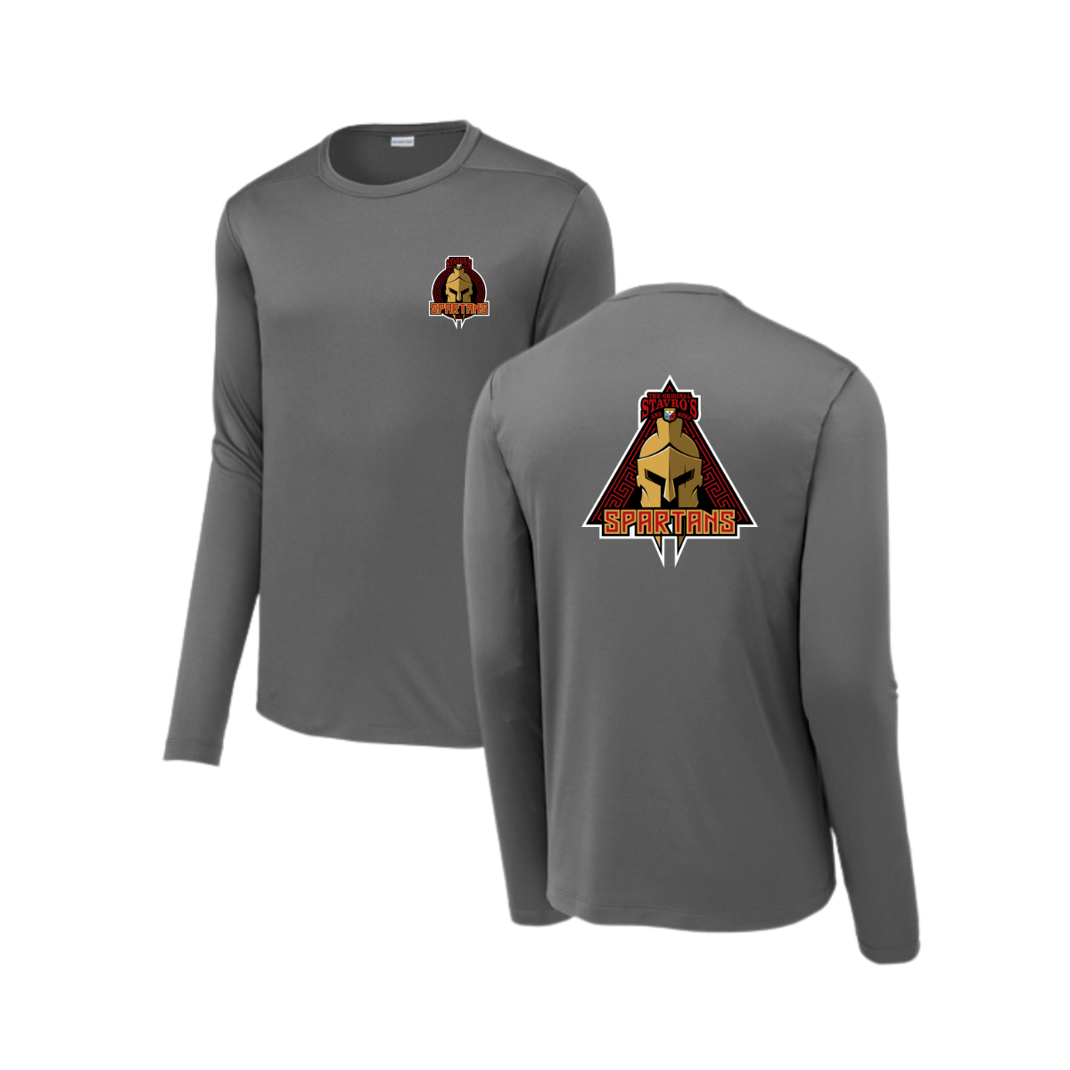 Adult Spartans Sport-Tek Posi UV Pro LS Tee