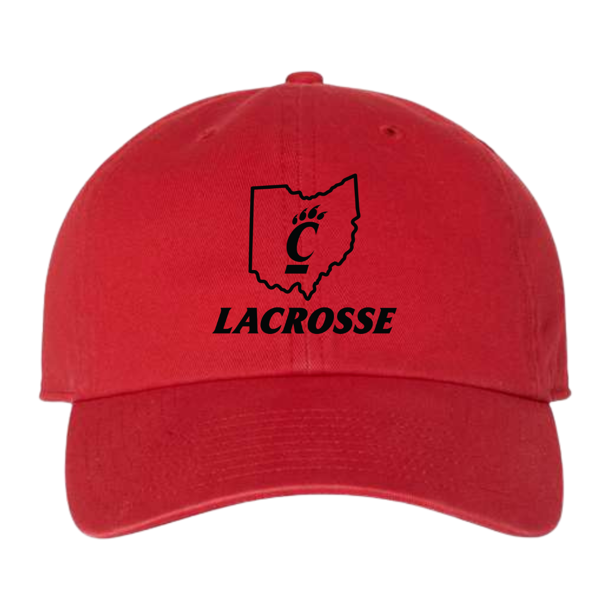 University of Cincinnati Men’s Lacrosse 47 Clean Up Cap