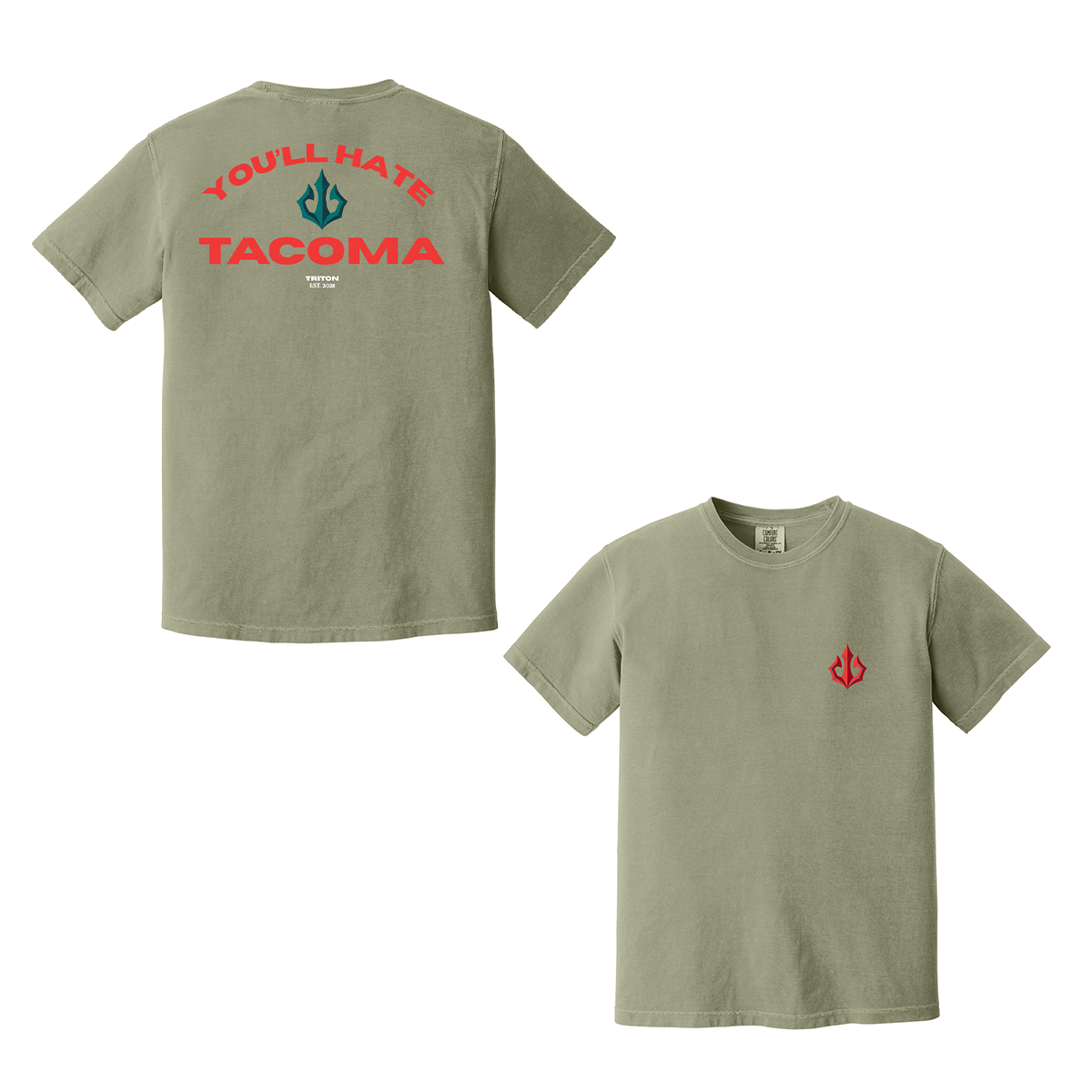 Adult Tacoma Triton Comfort Colors T Shirt