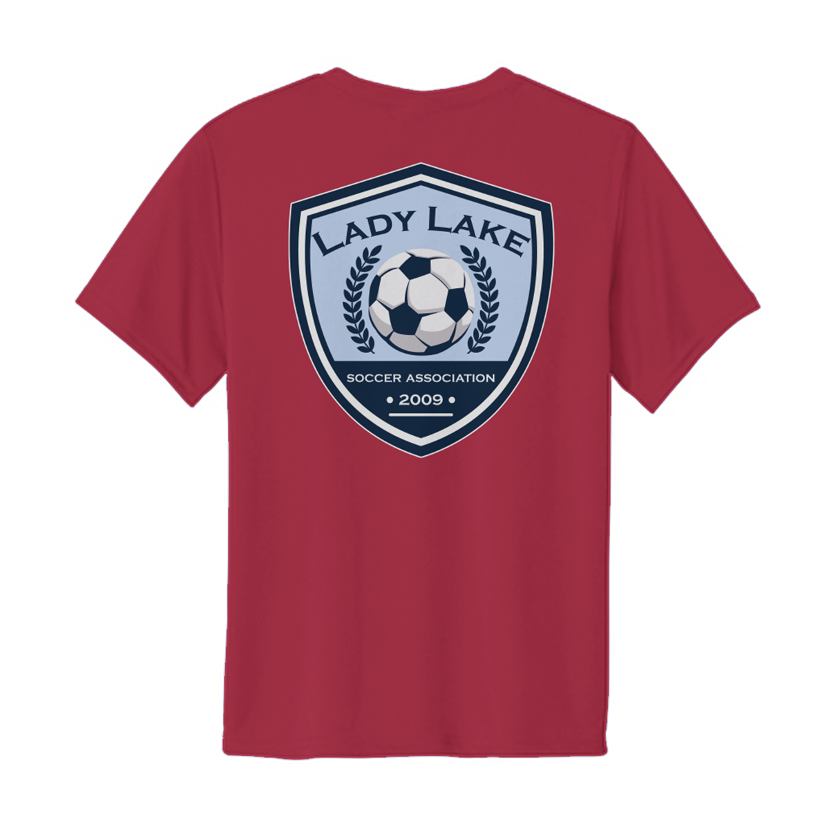 Youth Lady Lake Soccer Association Performance T-Shirt