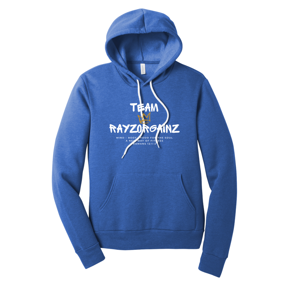 Adult Team Rayzorgainz Bella + Canvas Sponge Fleece Hoodie