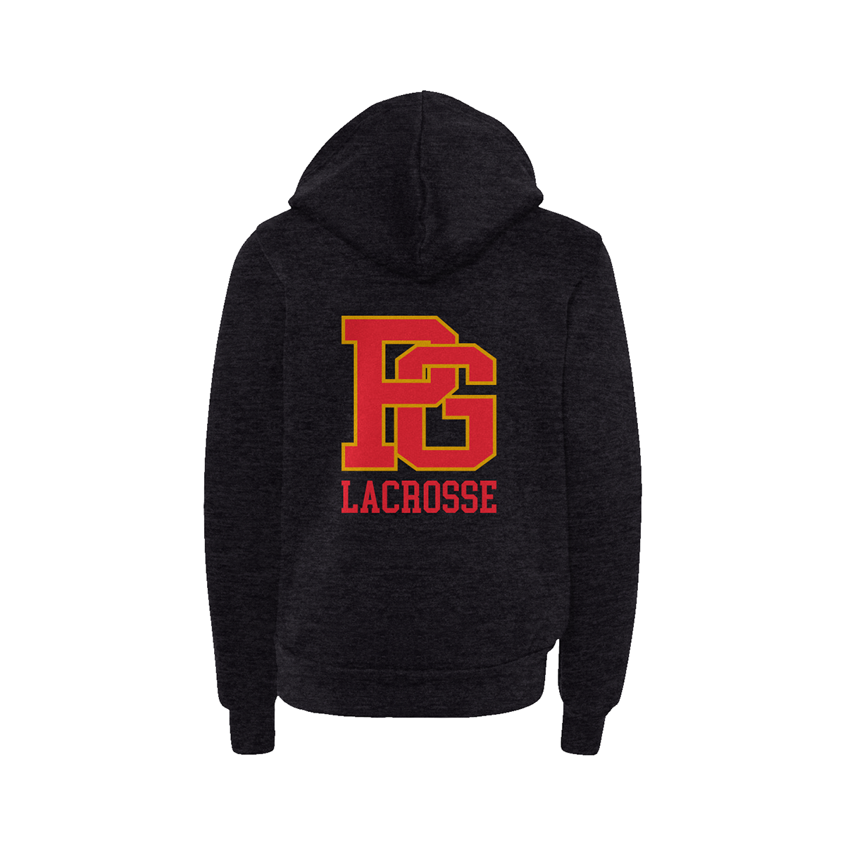 Youth PGHS Lacrosse Bella + Canvas Sponge Fleece Hoodie