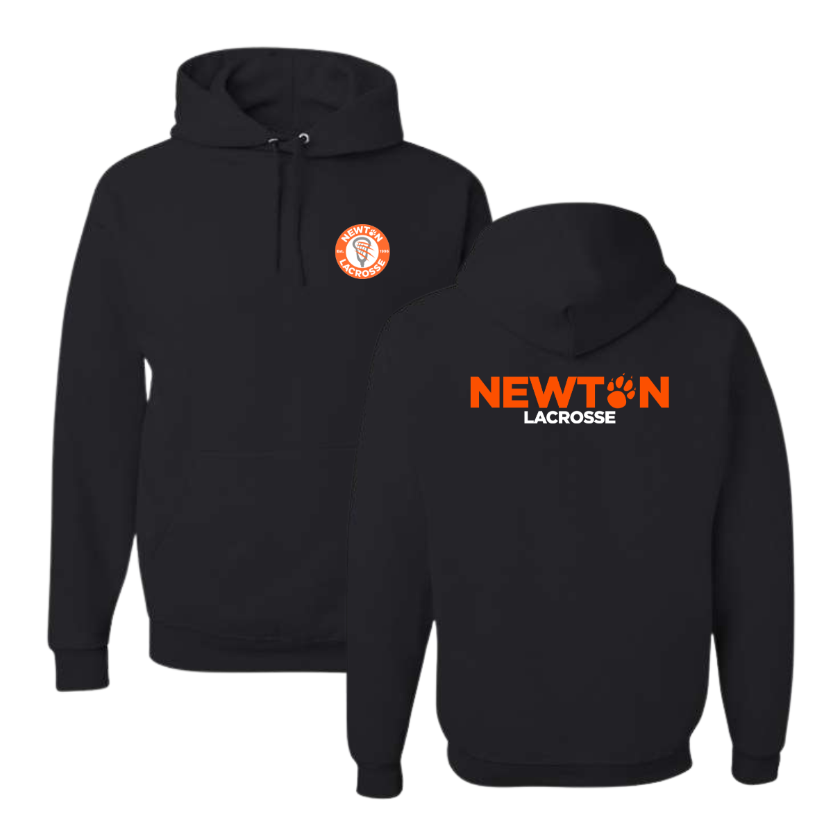 Adult Newton Lacrosse Jerzees Nublend Hoodie