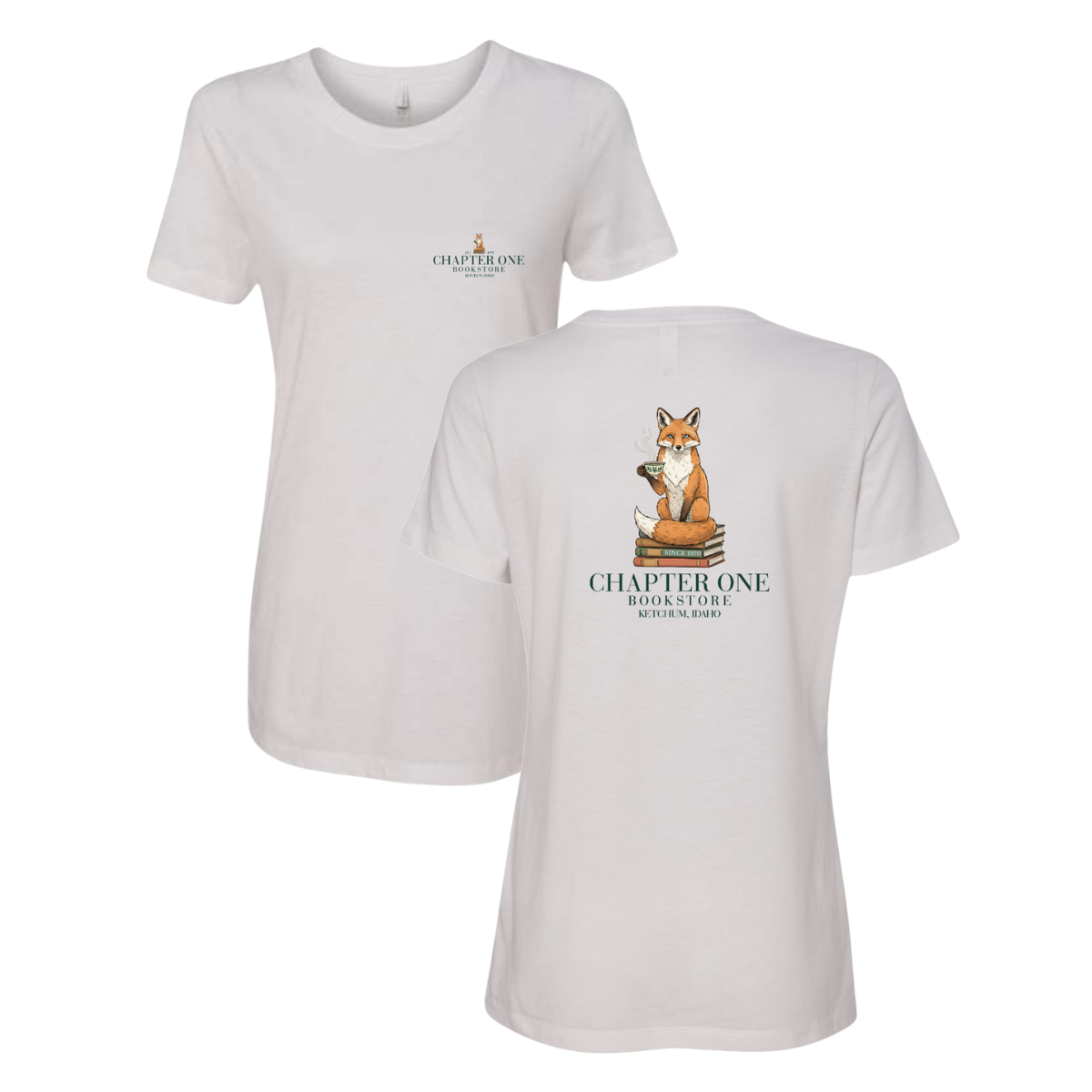 Women's Chapter One Bookstore Next Level Ideal T-Shirt