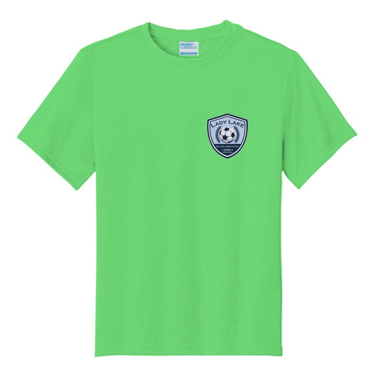 Youth Lady Lake Soccer Association Performance T-Shirt