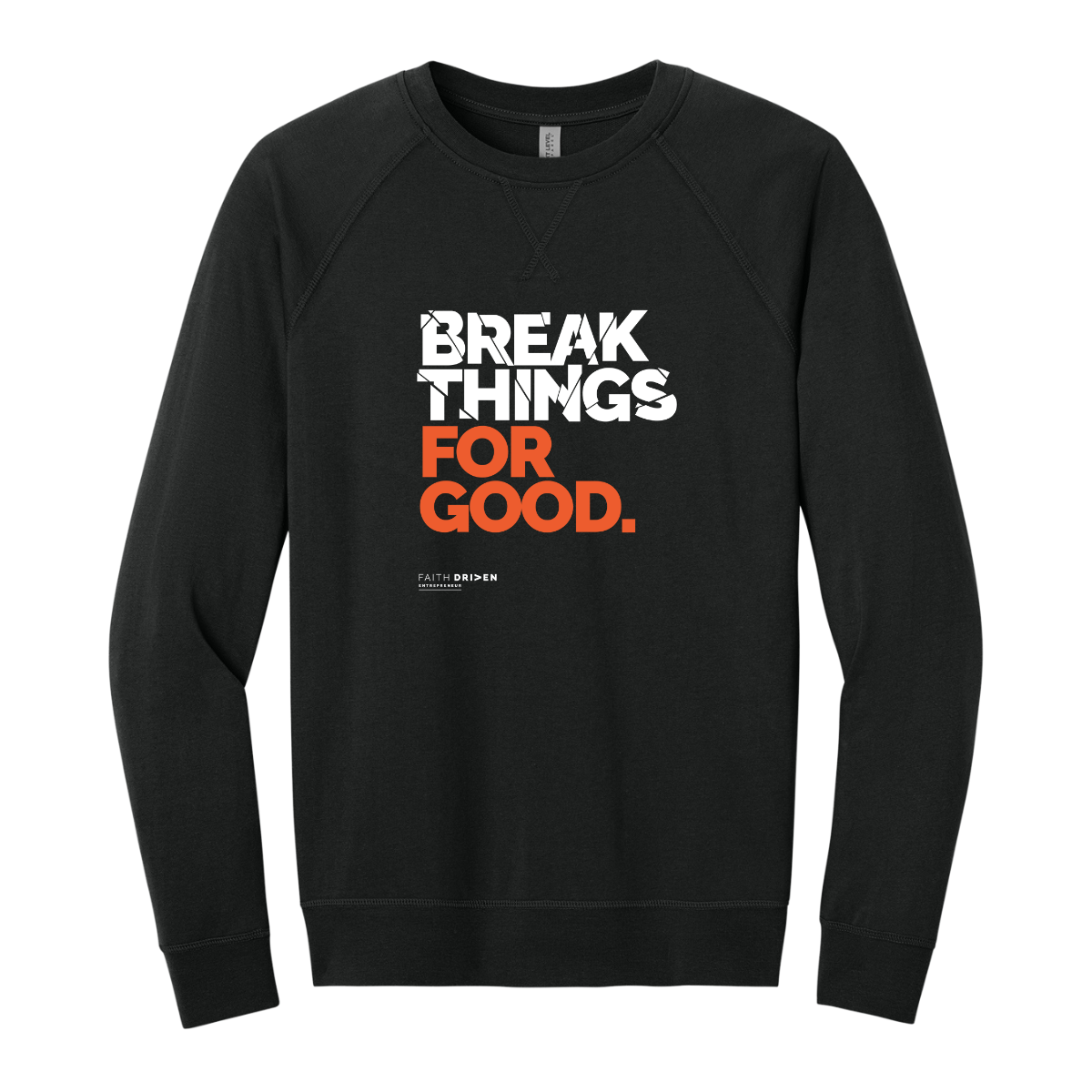 Adult Next Level Lightweight Crewneck - Break (A)
