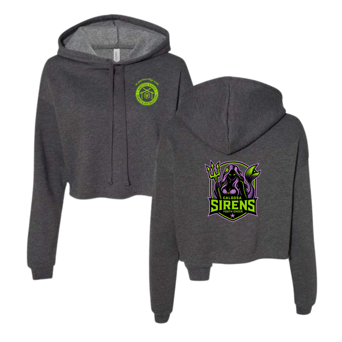 Women's Caloosa Reapers Bella + Canvas Cropped Hoodie