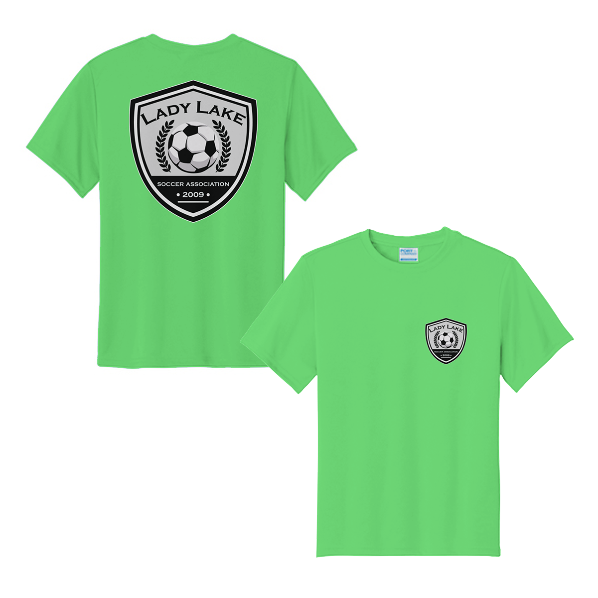 Youth Lady Lake Soccer Association Performance T-Shirt
