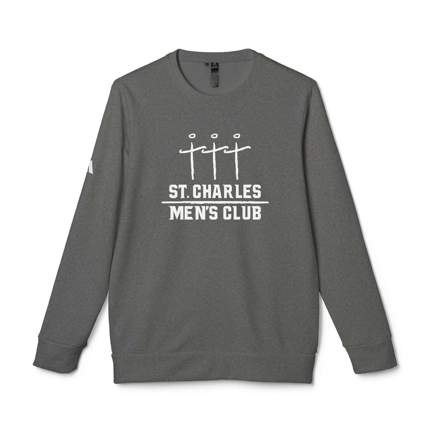 Adult St. Charles Club Adidas Fleece Crewneck Sweatshirt