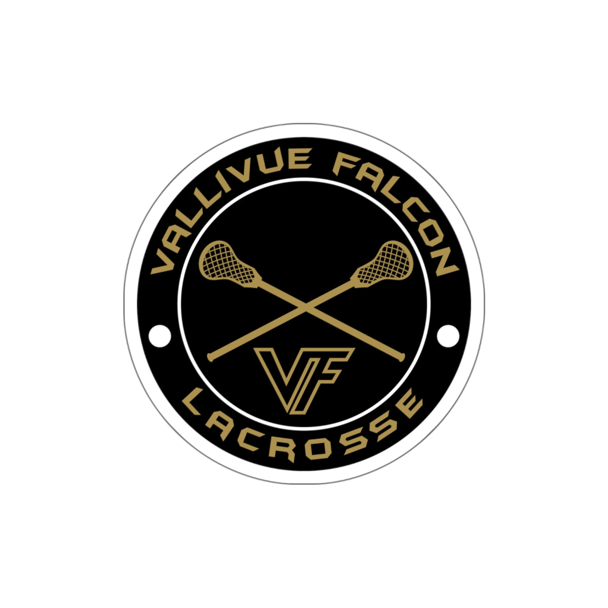 Vallivue Lacrosse Die-Cut Stickers