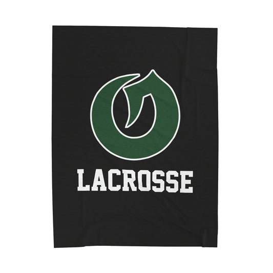 Olympus Lacrosse Velveteen Plush Blanket