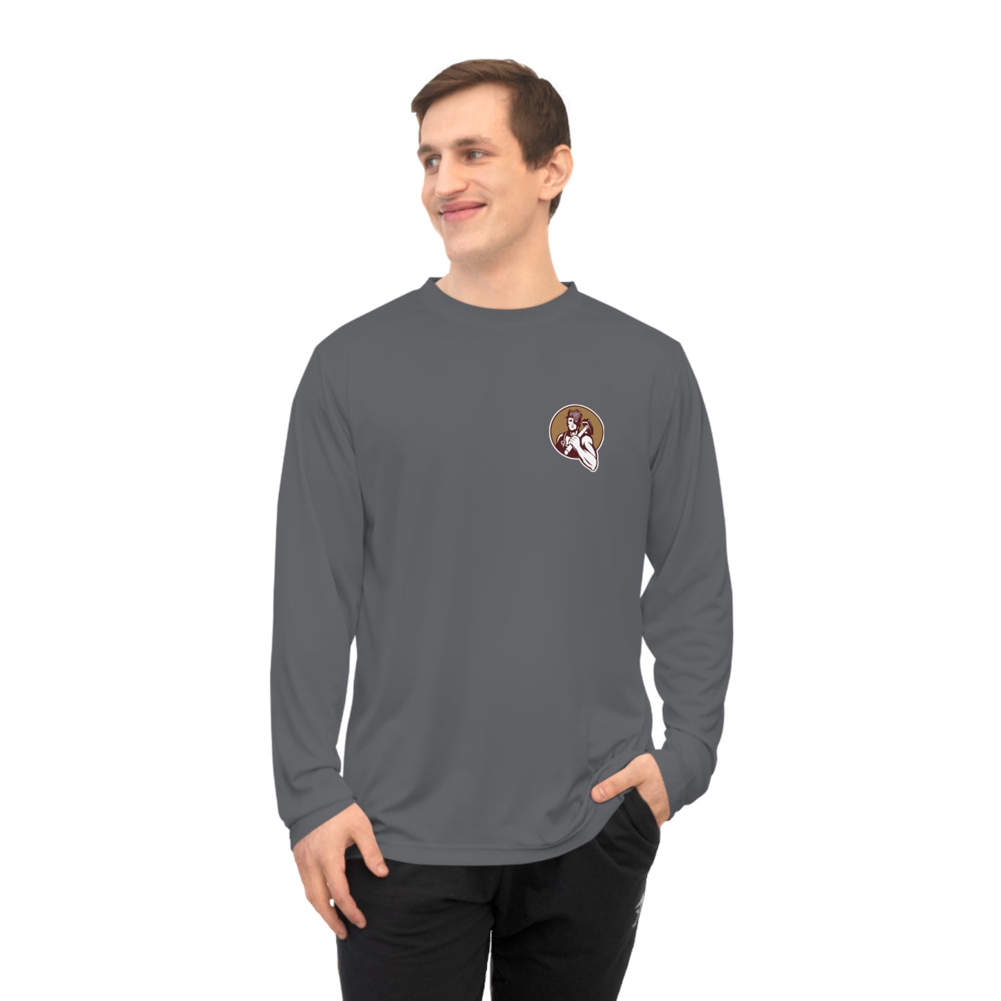 Adult Brunswick Wrestling Team 365 Performance Long Sleeve