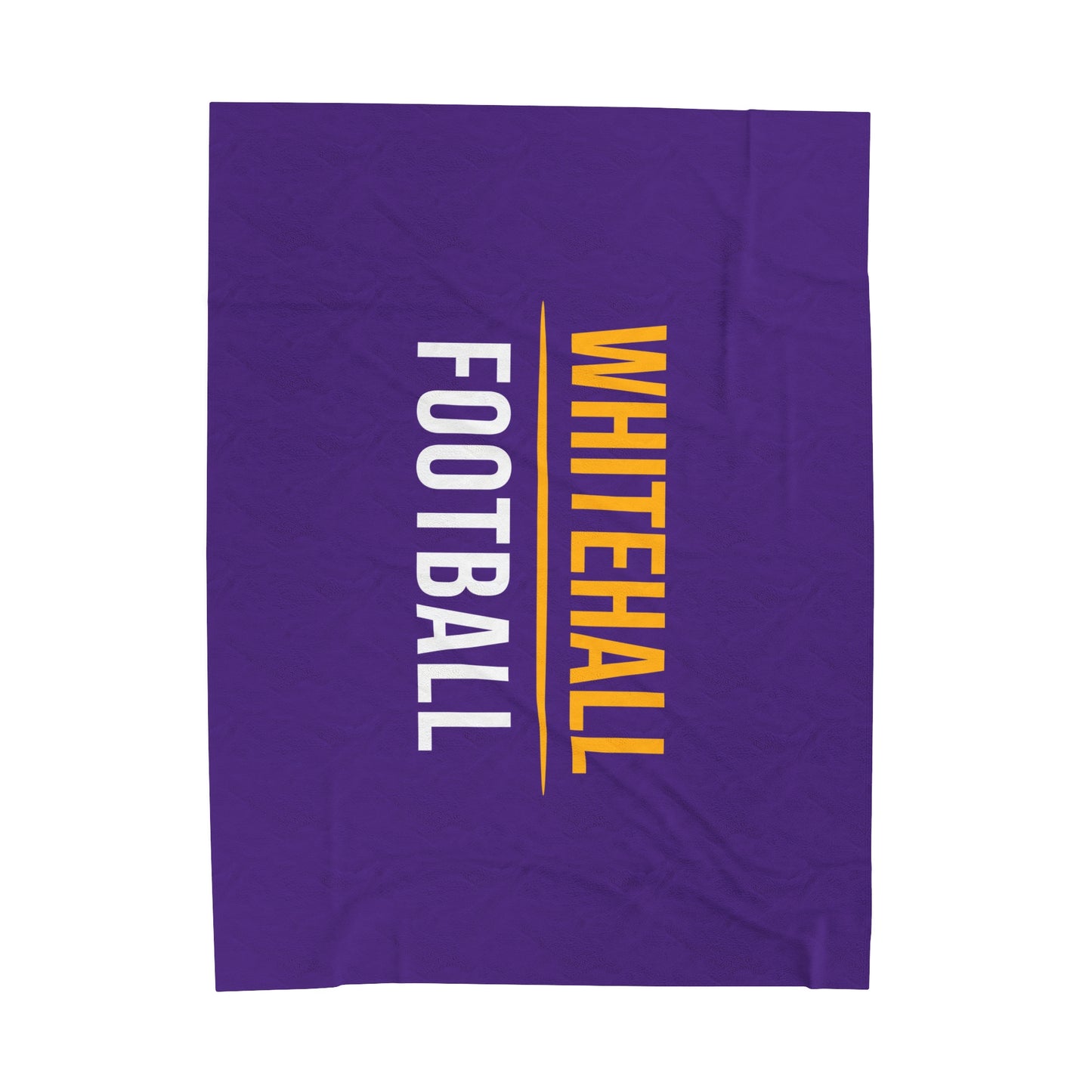 Whitehall Football Velveteen Plush Blanket (60" x 80")