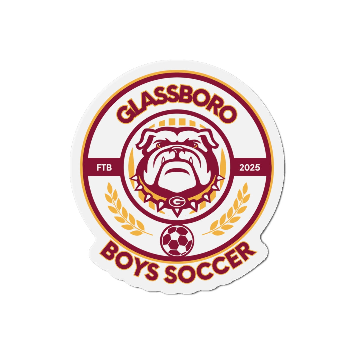 Glassboro Boys Soccer Die-Cut Magnet