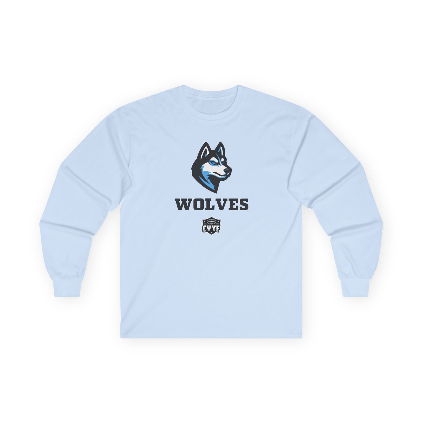 Adult Wolves Gildan Ultra Cotton Long Sleeve