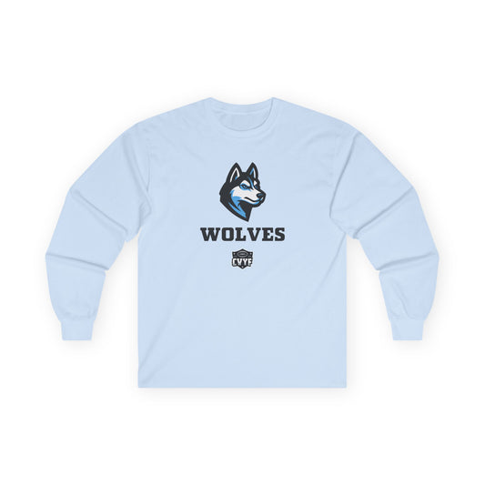 Adult Wolves Gildan Ultra Cotton Long Sleeve