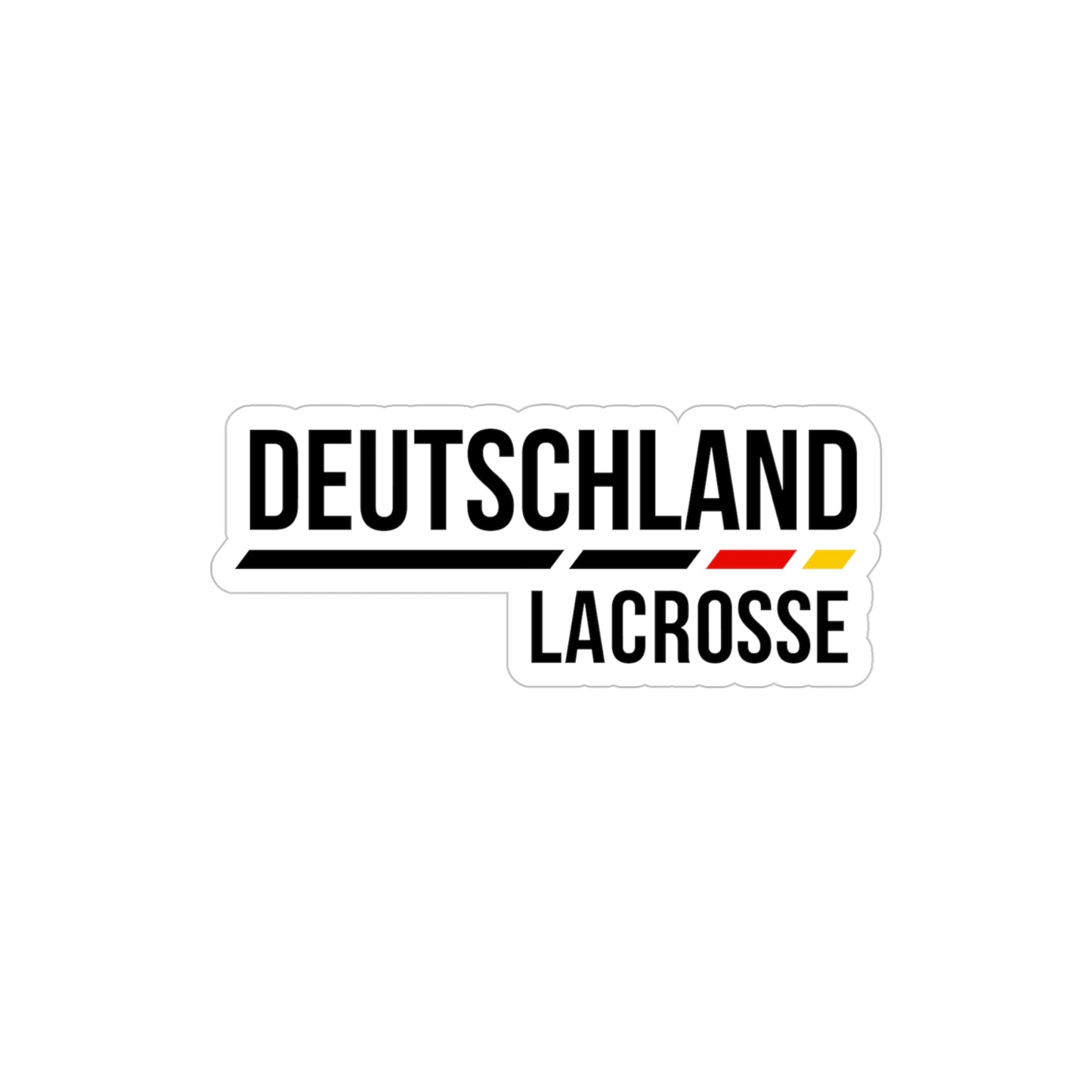 GH Lacrosse Die-Cut Outdoor Sticker