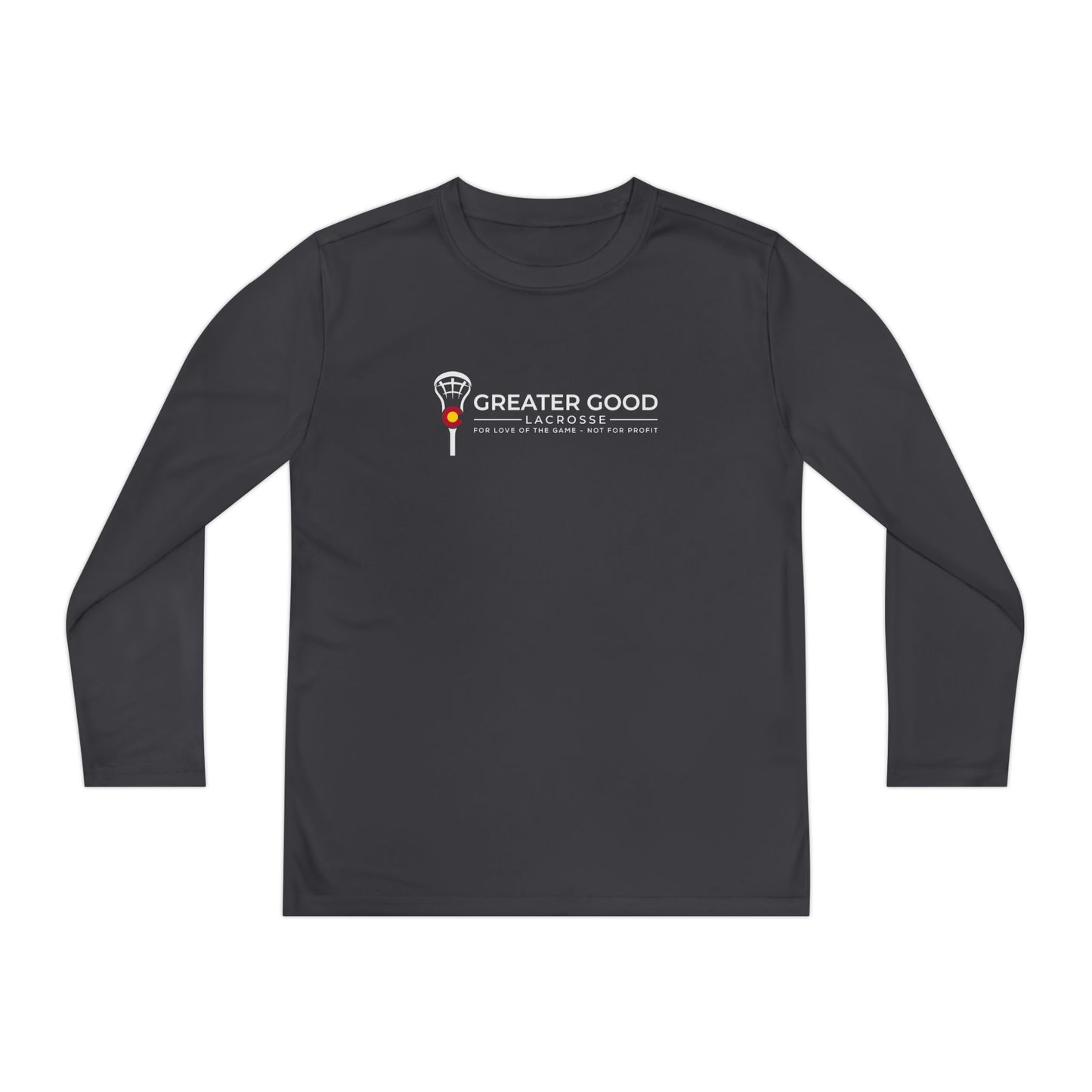 Youth Greater Good Lacrosse Sport-Tek Performance Long Sleeve Shirt