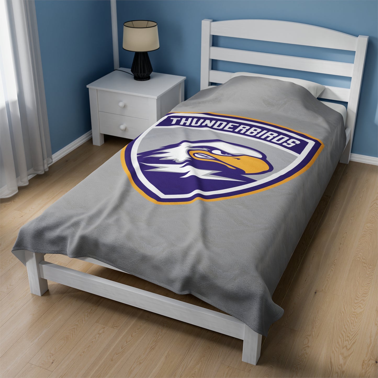 Thunderbirds Hockey Velveteen Plush Blanket