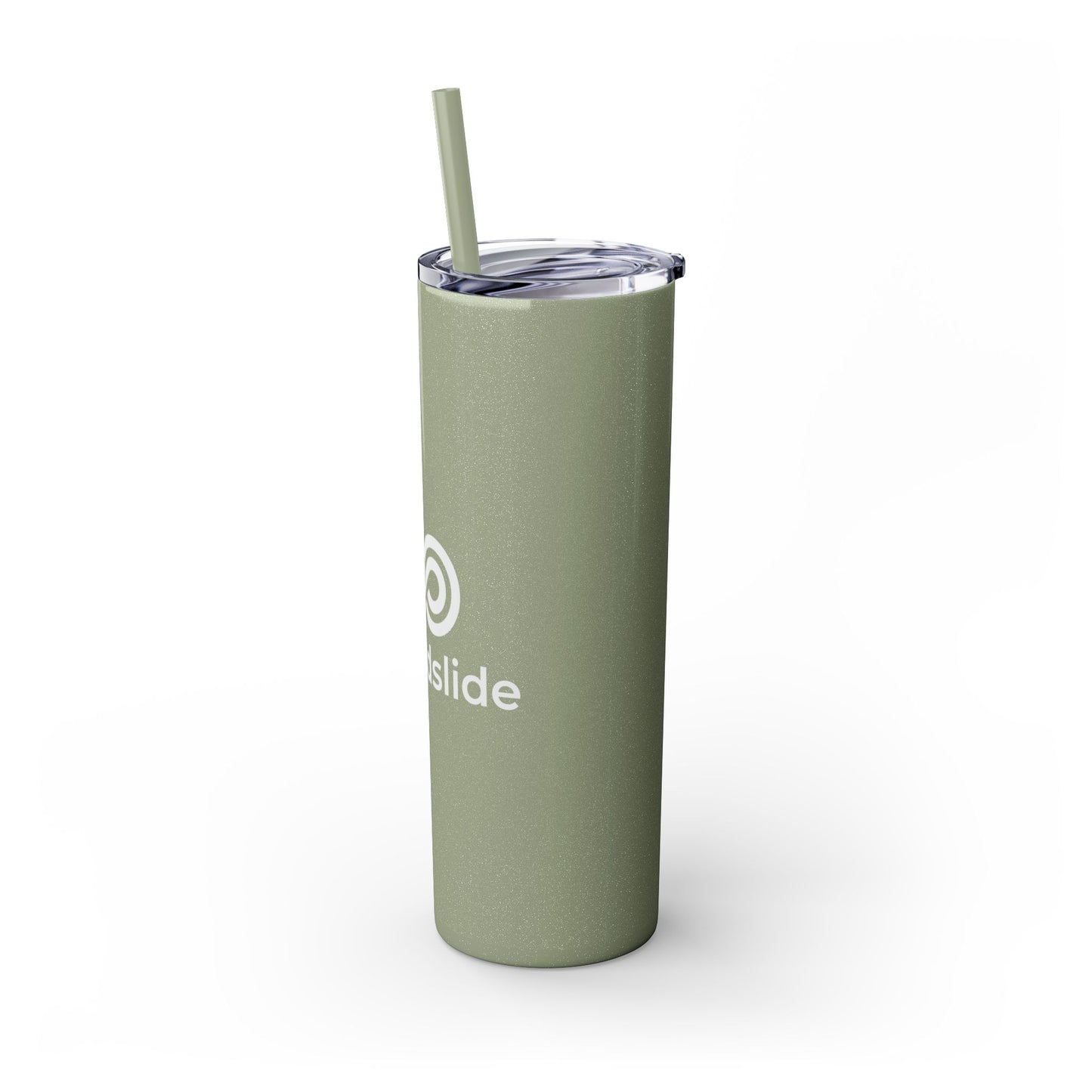 Secondslide Skinny Tumbler w/ Straw 20oz