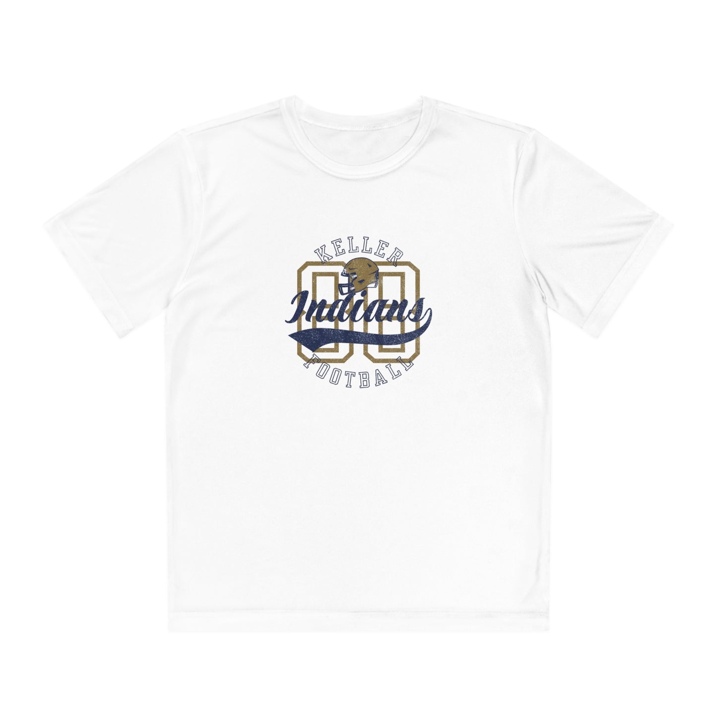 Youth Keller Football Sport-Tek Performance T-Shirt
