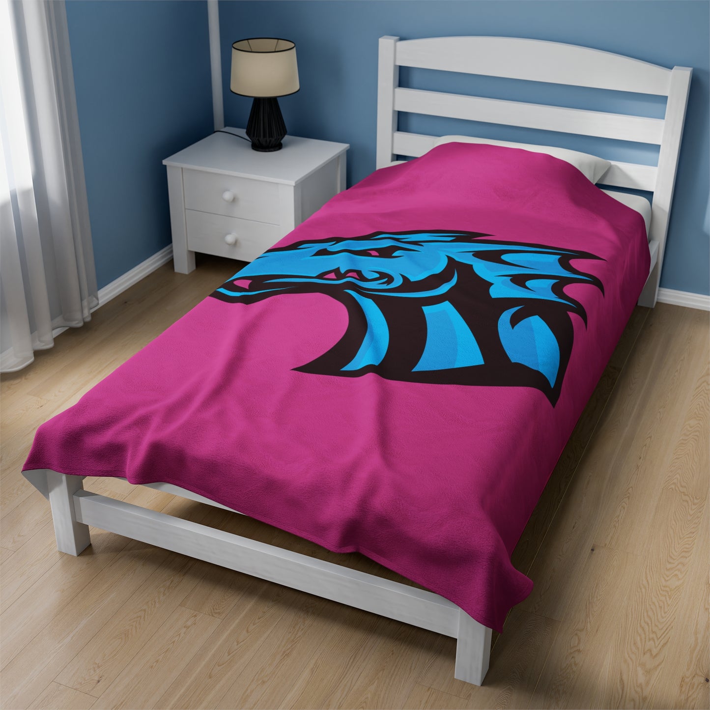 Water Dragons LC Velveteen Plush Blanket (60" x 80")