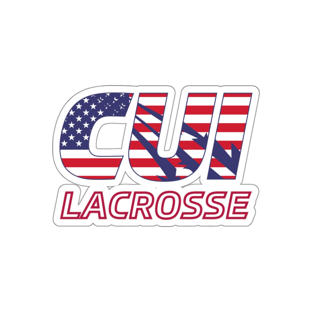 CUI Lacrosse Die-Cut Stickers