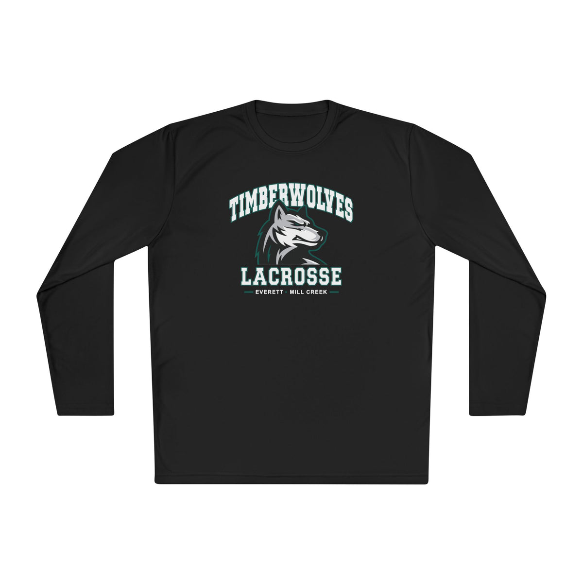 Adult Everett Timberwolves Sport-Tek Performance Long Sleeve Shirt
