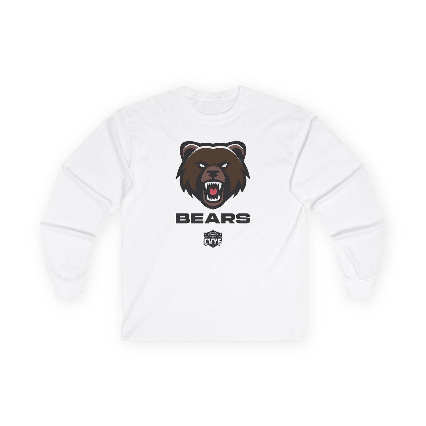 Adult Bears Gildan Ultra Cotton Long Sleeve