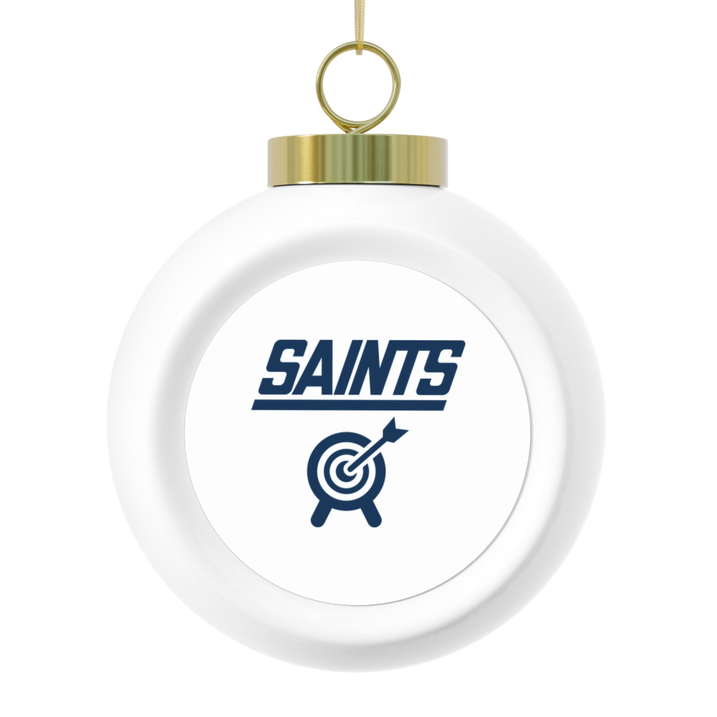 Saints Archery Christmas Ball Ornament