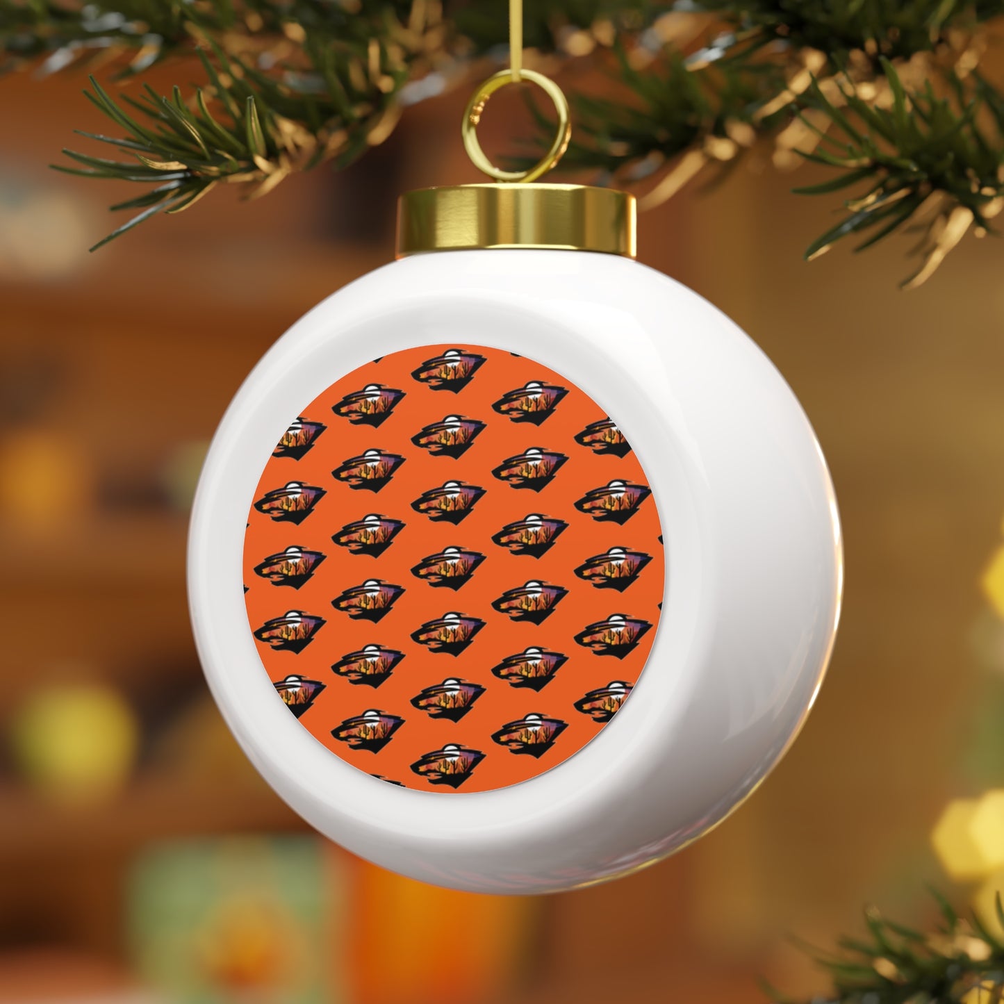 WVW Lacrosse Christmas Ball Ornament