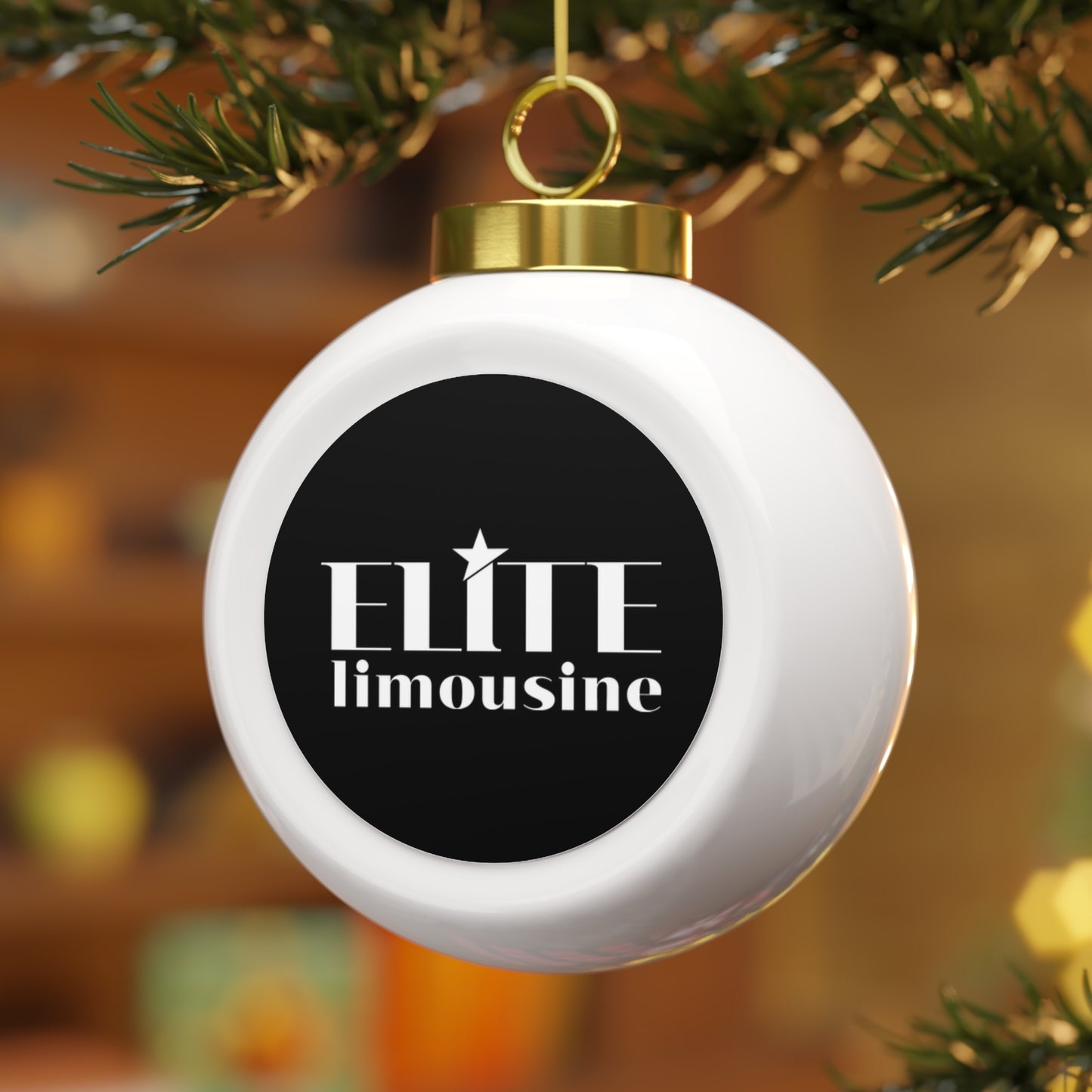 Elite Limo Christmas Ball Ornament