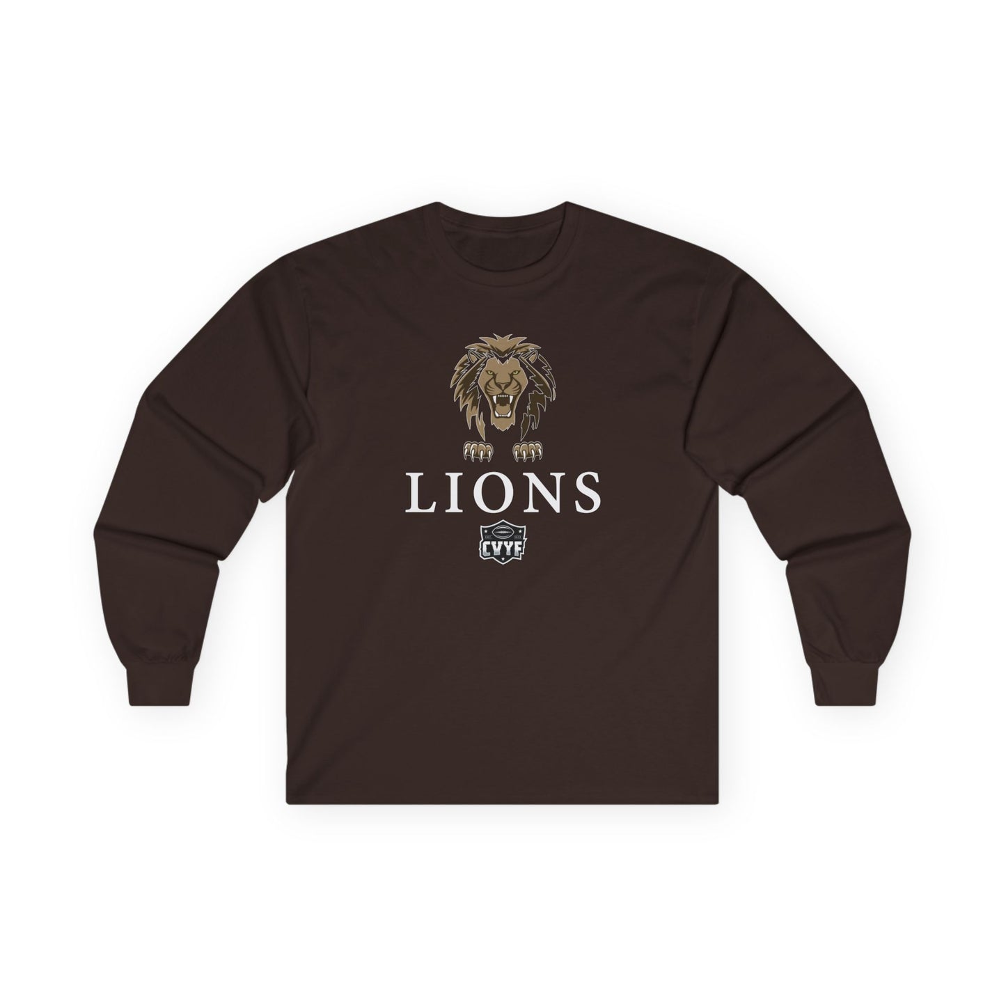 Adult Lions Gildan Ultra Cotton Long Sleeve