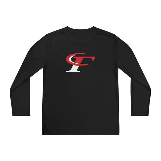 Youth Colorado Force Softball Sport-Tek Performance Long Sleeve Shirt