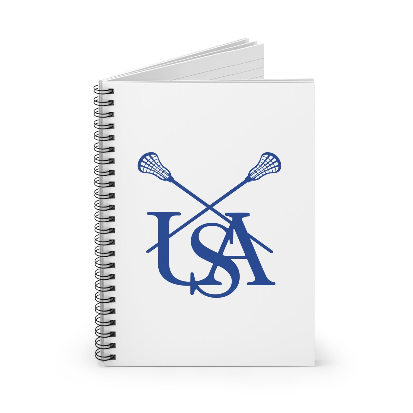 USA Lacrosse Spiral Notebook - Ruled Line (8" x 6")
