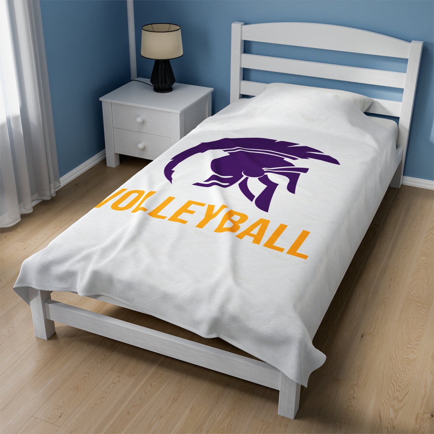 Whitehall Volleyball Velveteen Plush Blanket (60" x 80")