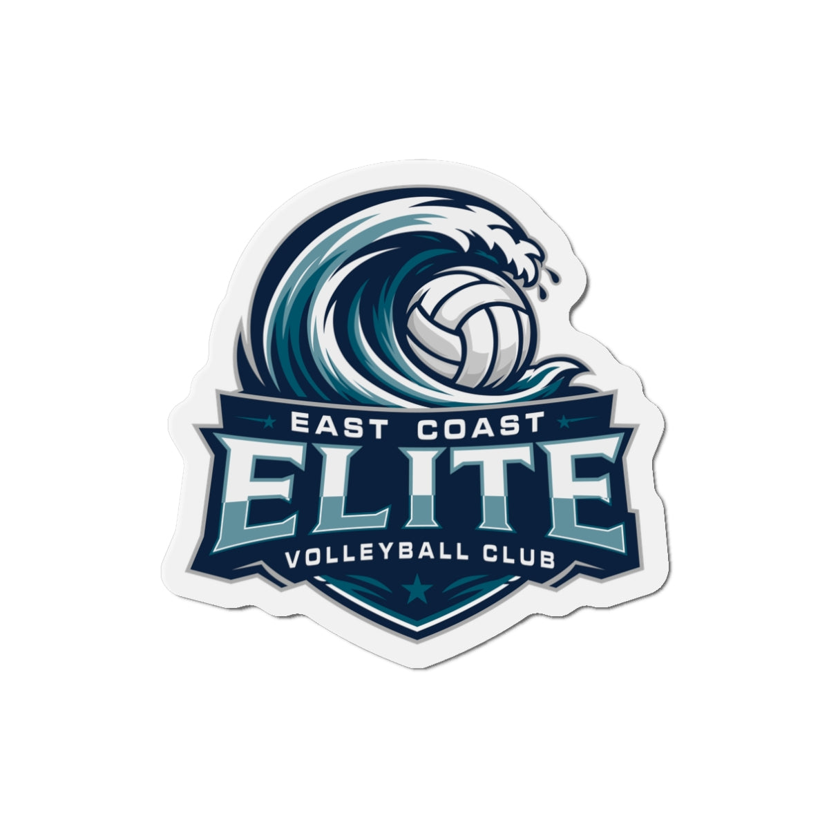 Surge Volleyball | East Coast Elite Die Cut Magnet