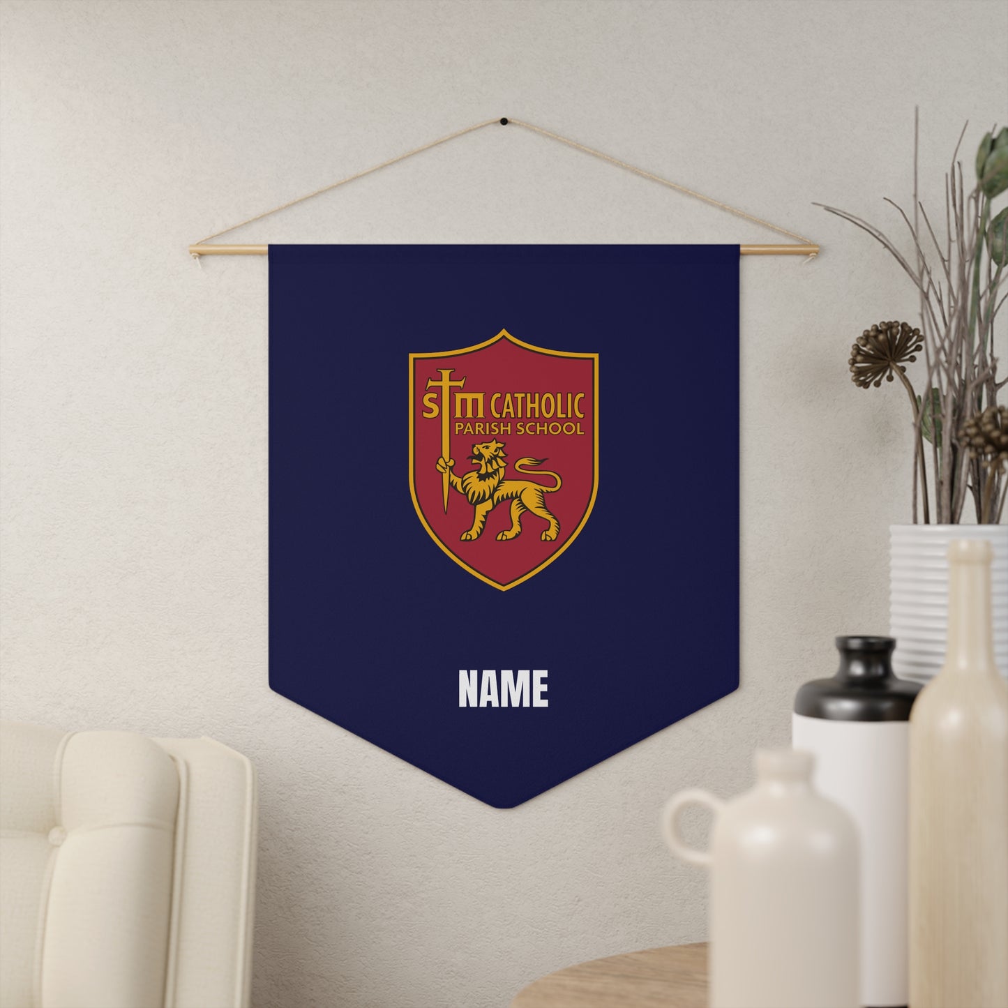 STM Catholic Pennant
