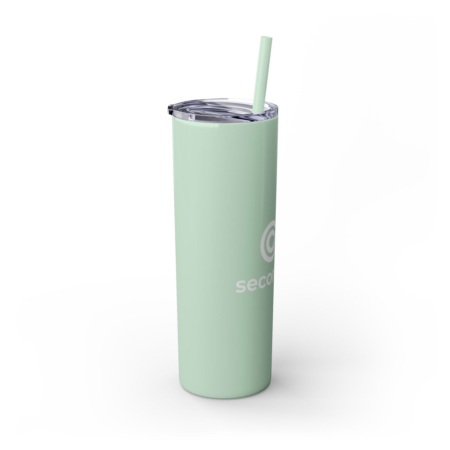 Secondslide Skinny Tumbler w/ Straw 20oz