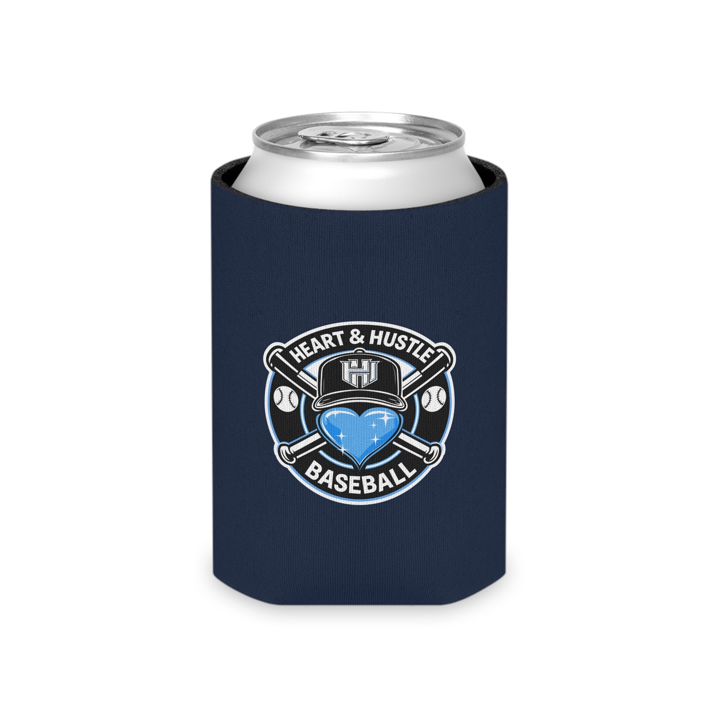 Heart and Hustle Baseball Can Cooler 3-pack