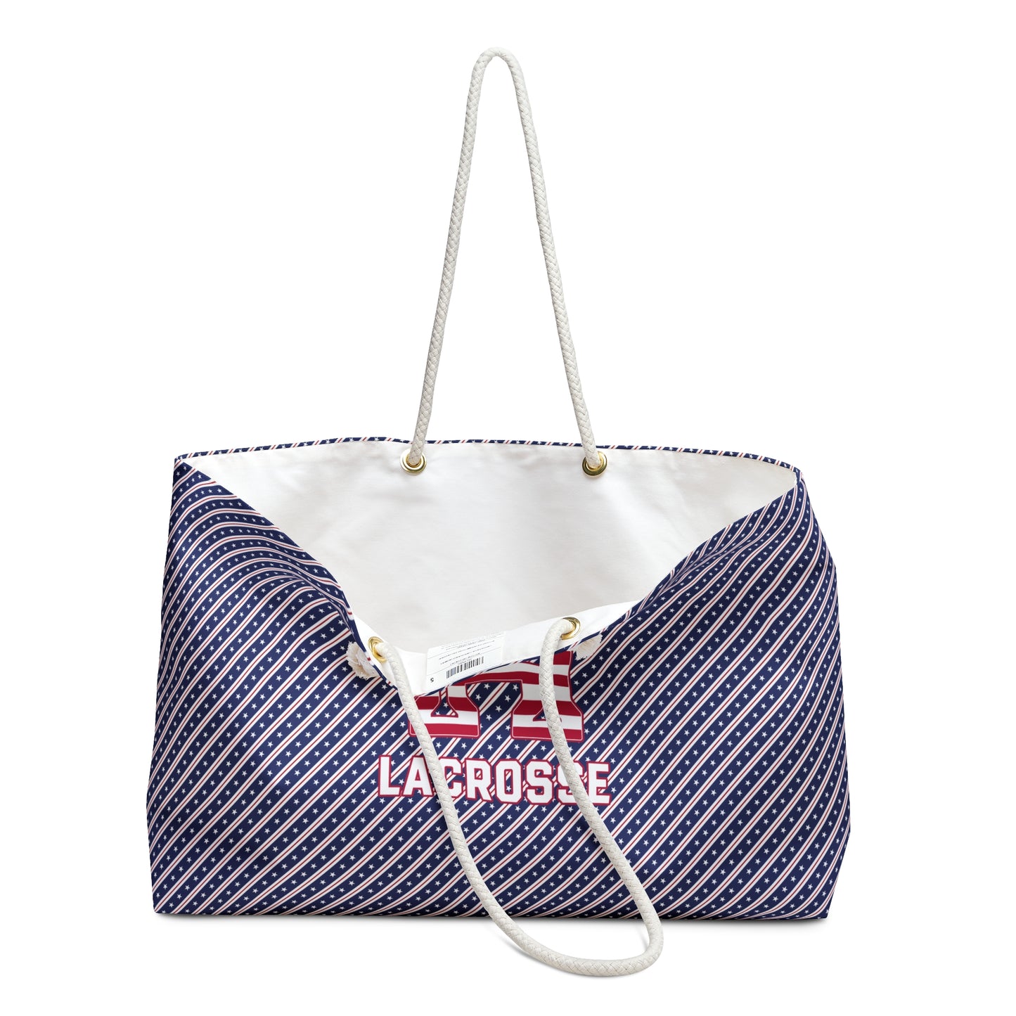 Hoyas Lacrosse Weekender Tote Bag