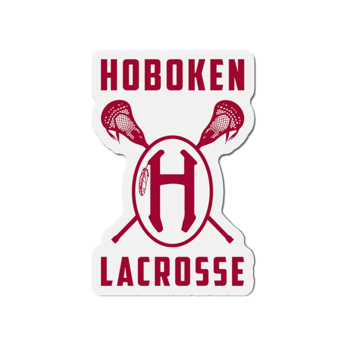 Hoboken Lacrosse Magnet