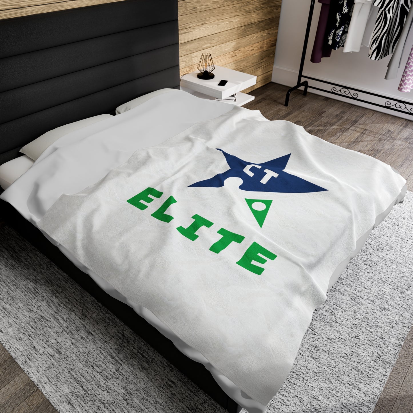 CT Elite Hockey Club Velveteen Plush Blanket