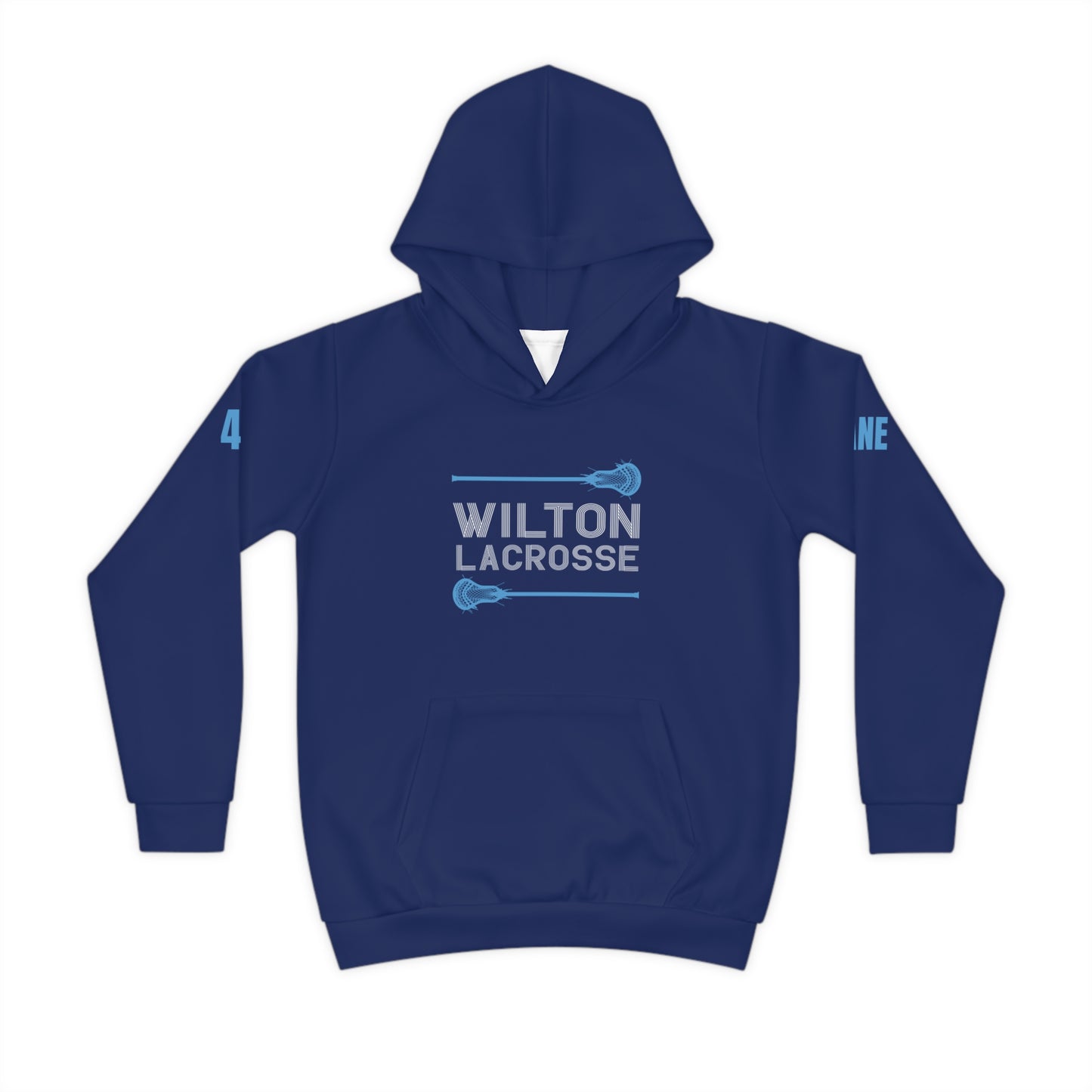 Copy of Personalizable - Youth Wilton Lacrosse Sublimated Hoodie - 46754